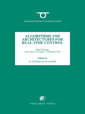 cover image of Algorithms and Architectures for Real-Time Control 1992